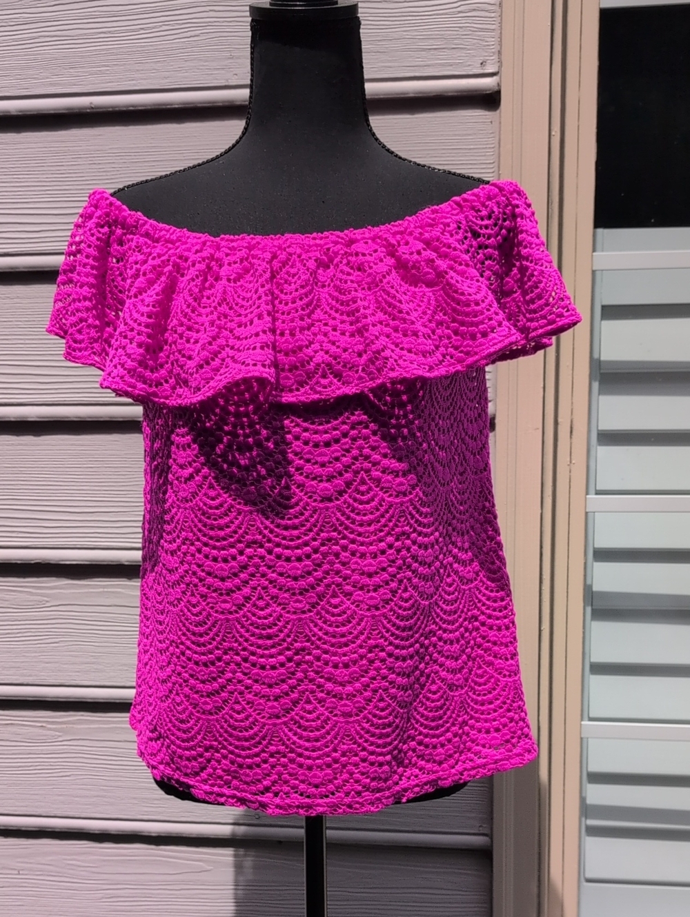 NWT Lilly Pulitzer La Fortuna Lace Top | Lilly Pultizer Off-Shoulder  Top